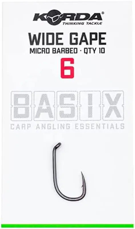 Крючки Korda Basix Wide Gape Micro Barbed