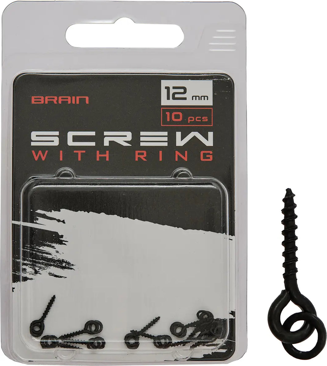 Винт для бойлов Brain Screw With Ring 12mm (10 pcs)