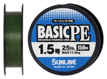 Încărca imaginea în galeria, Fir textil SUNLINE Basic PE X4 150m (Verde)
