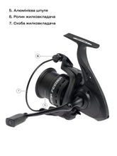 Încărca imaginea în galeria, Катушка BRAIN Champ Feeder 3+1BB

