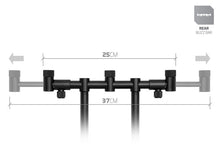 Încărca imaginea în galeria, Rod pod Delphin RPX ProMAX BlackWay 3 lansete
