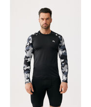 Încărca imaginea în galeria, Tricou termoactiv ROUGH RADICAL Furios Army Black cu maneca lunga
