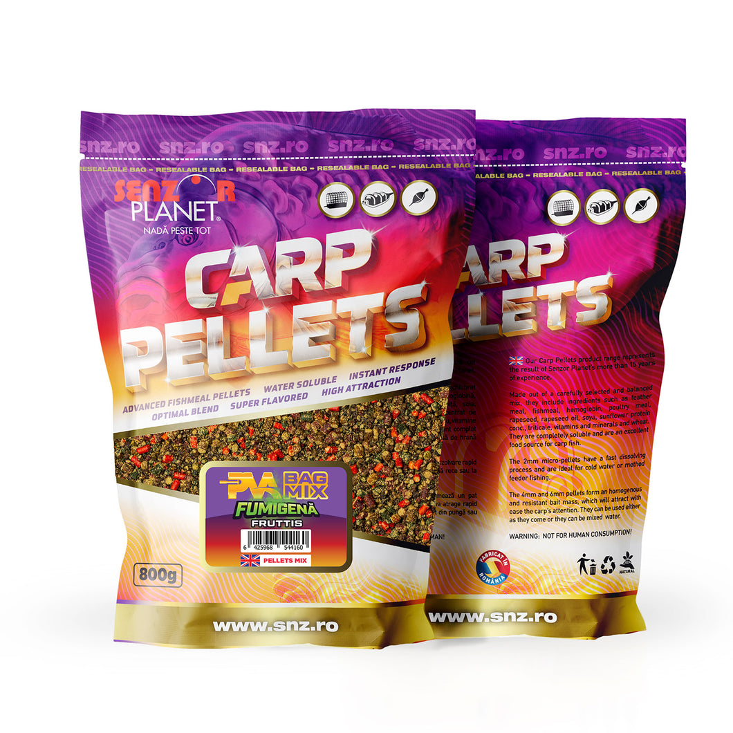 Peleți PVA BAG MIX FUMIGENA 800g 