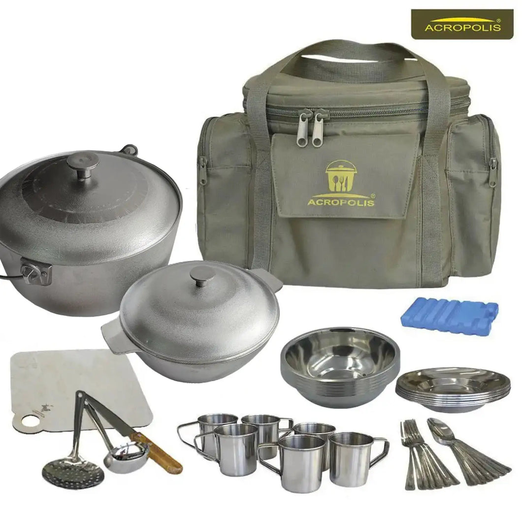 Set de tacâmuri pentru picnic Acropolis SDP-1 (pentru 6 persoane) 