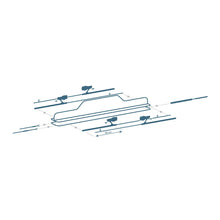 Încărca imaginea în galeria, Husa cu 2 secțiuni pentru 4 lansete Acropolis KV-24
