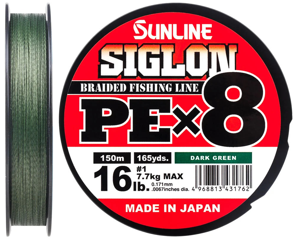 Snur SUNLINE Siglon X8 PE 150m FLUO