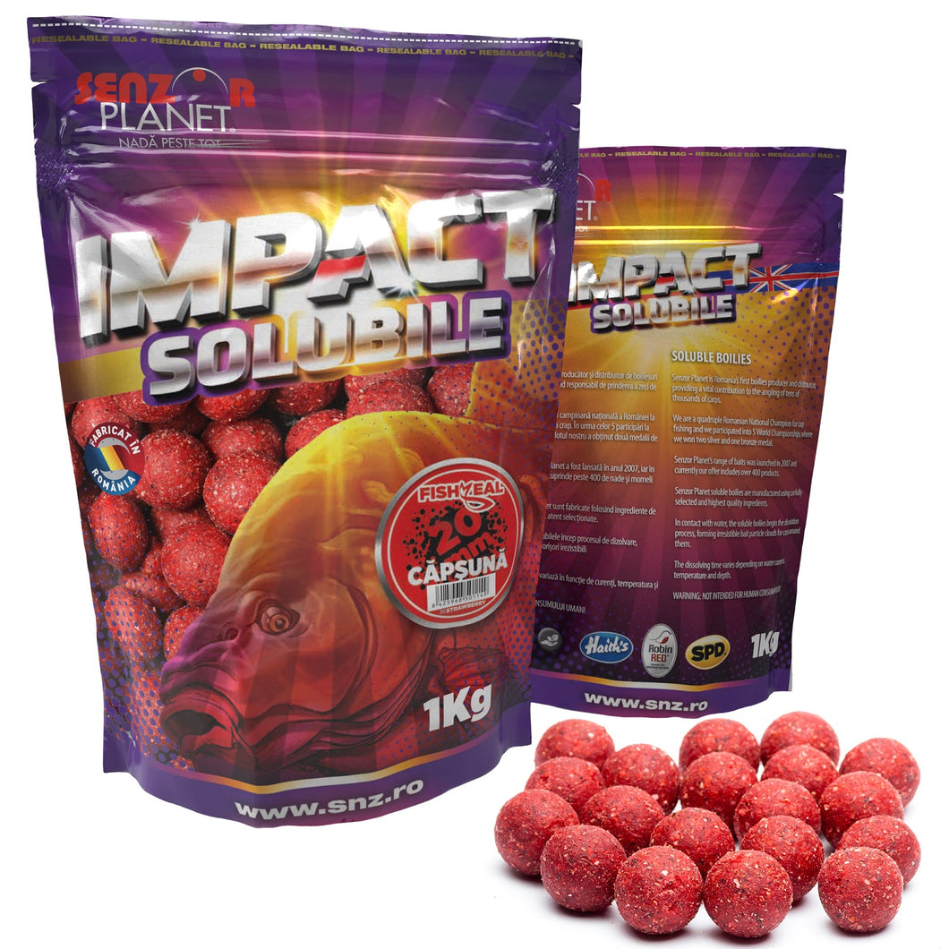 Бойлы растворимые Senzor Planet IMPACT Solubile 20mm 1kg