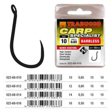 Загрузить изображение в средство просмотра галереи, Крючки TRABUCCO  Carp Specialist Barbless Eye
