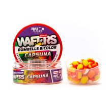 Încărca imaginea în galeria, Wafters DUMBELLS Bicolor 10mm 30g
