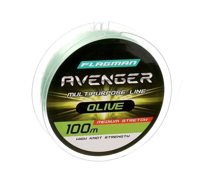 Monofilament FLAGMAN Avenger Olive 100 m