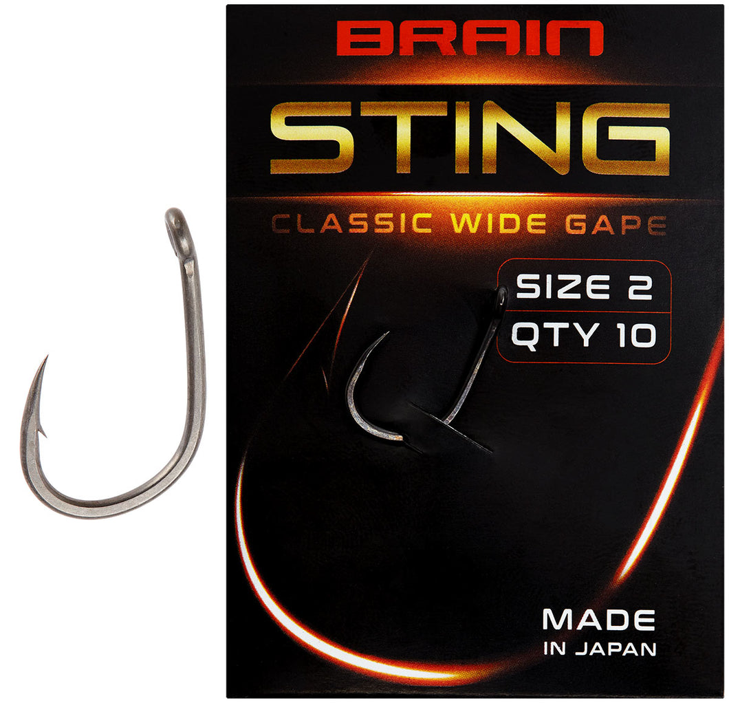 Cârlige pentru crap BRAIN Sting Carp Wide Gape