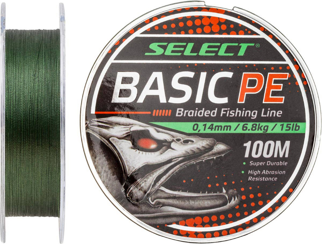 Fir pescuit SELECT Basic PE 100m (Verde)