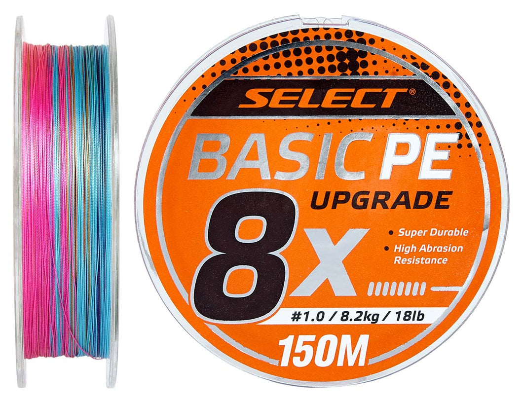 Fir pescuit SELECT Basic PE 8x 150m (Multicolor)