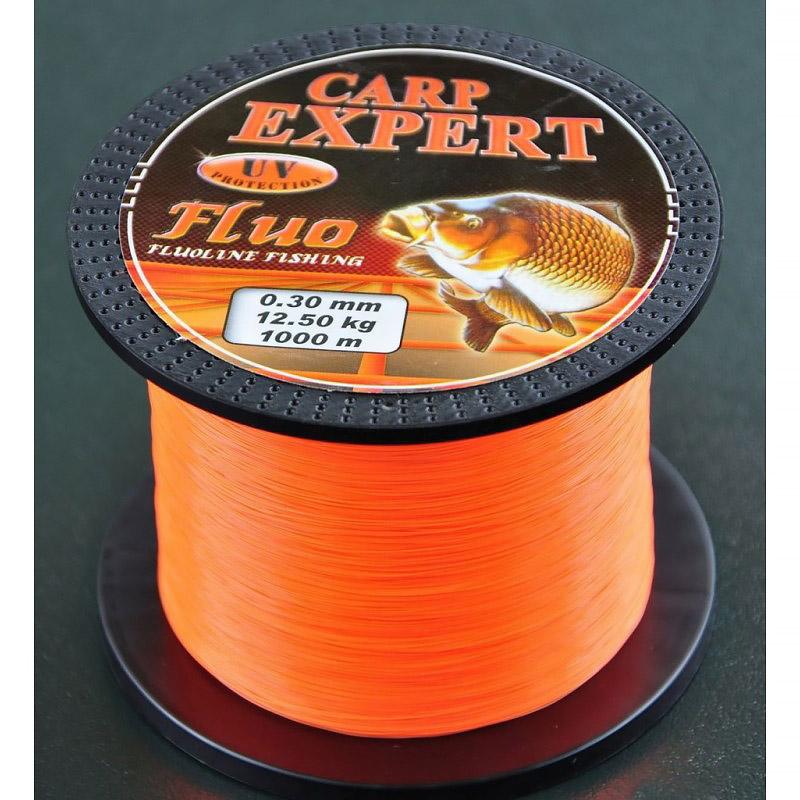 Monofilament CARP EXPERT UV Fluo Orange 1000m 0.25mm