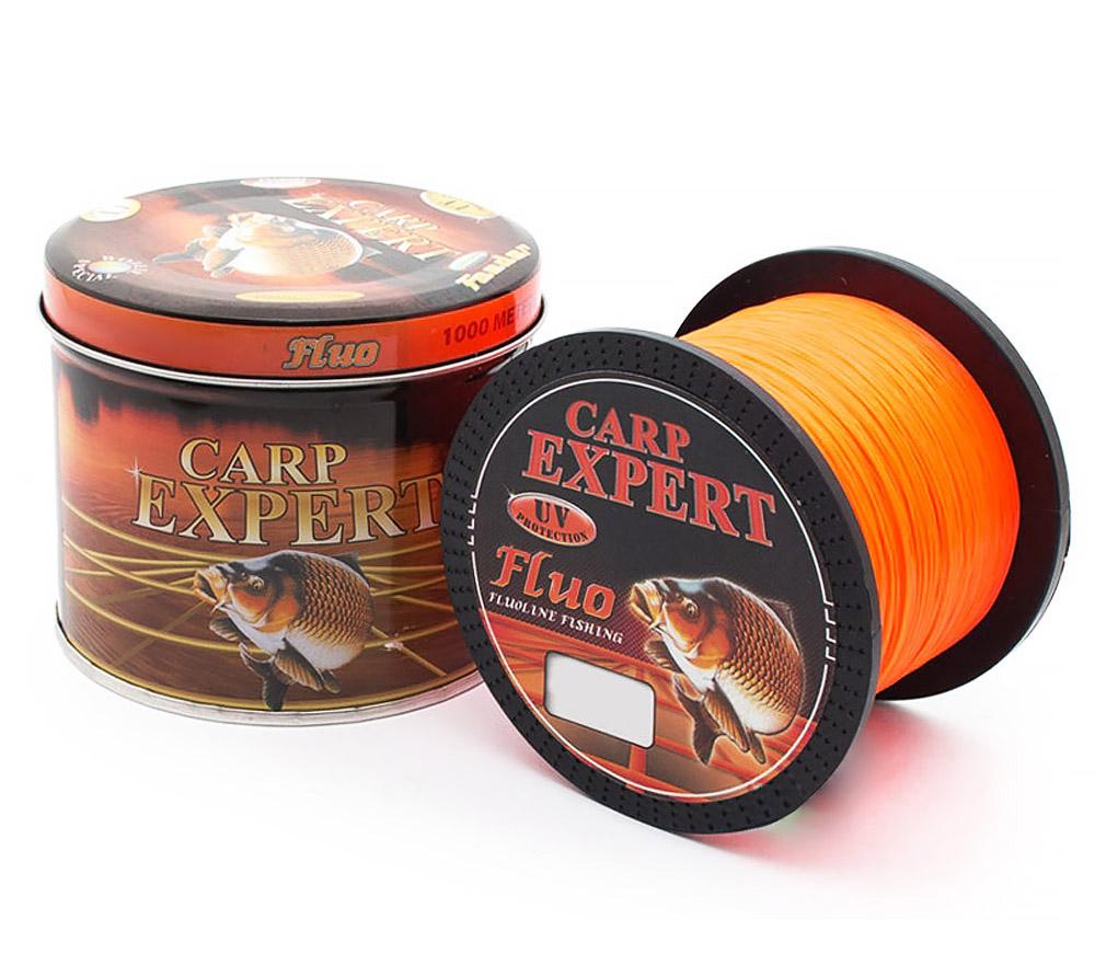 Карповая леска CARP EXPERT UV Fluo Orange 1000 m