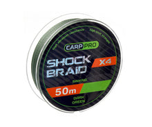 Загрузить изображение в средство просмотра галереи, Шок-лидер CARP PRO Shock Braid PE X4 50m - Flagmanshop
