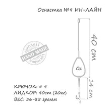 Загрузить изображение в средство просмотра галереи, Готовая снасть ORANGE Carp In-Line MF9 - Flagmanshop
