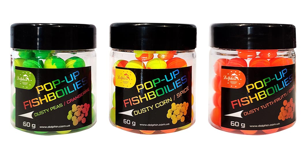 Boilies floatante DOLPHIN POP-UP (14mm - 60 gr.)